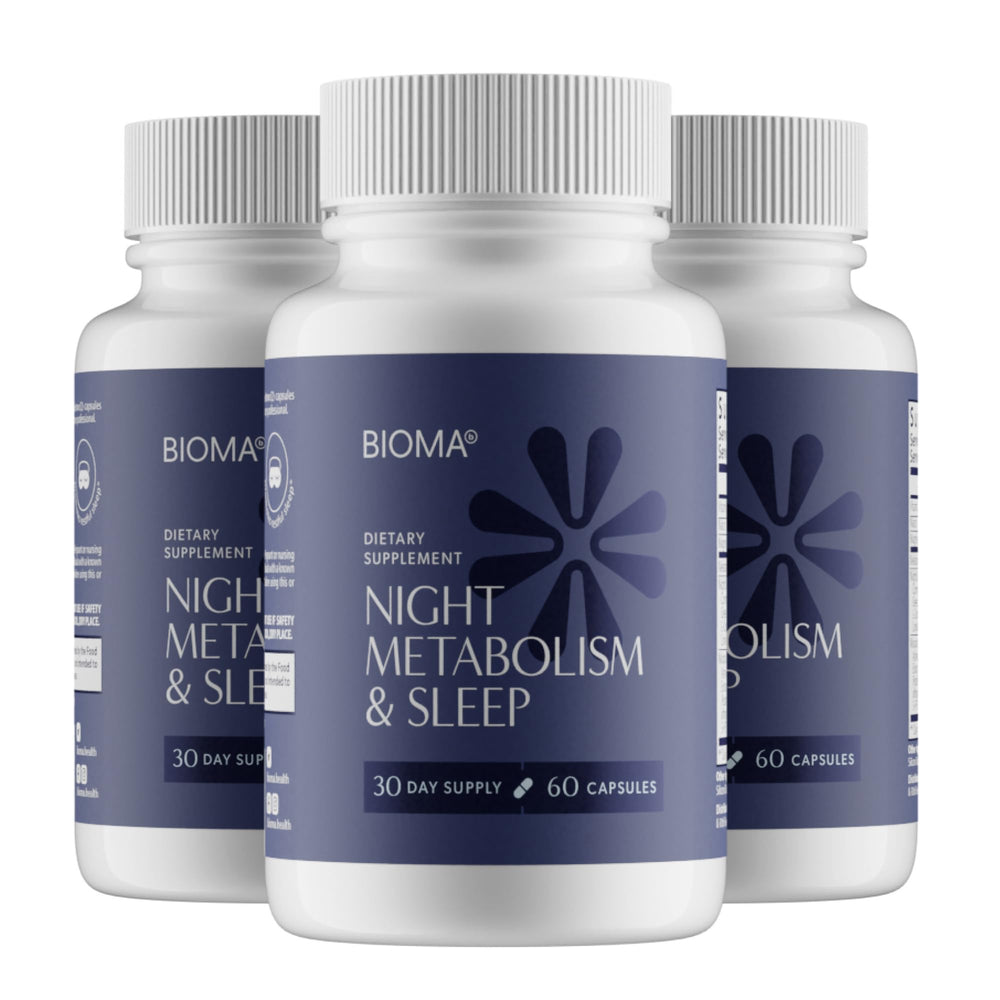 Bioma Night Metabolism & Sleep bottle and label