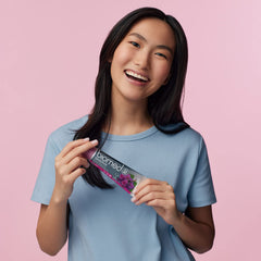Person smiling after using Biomed toothpaste