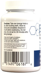 Bionaze bottle open for easy pour into a glass of water.