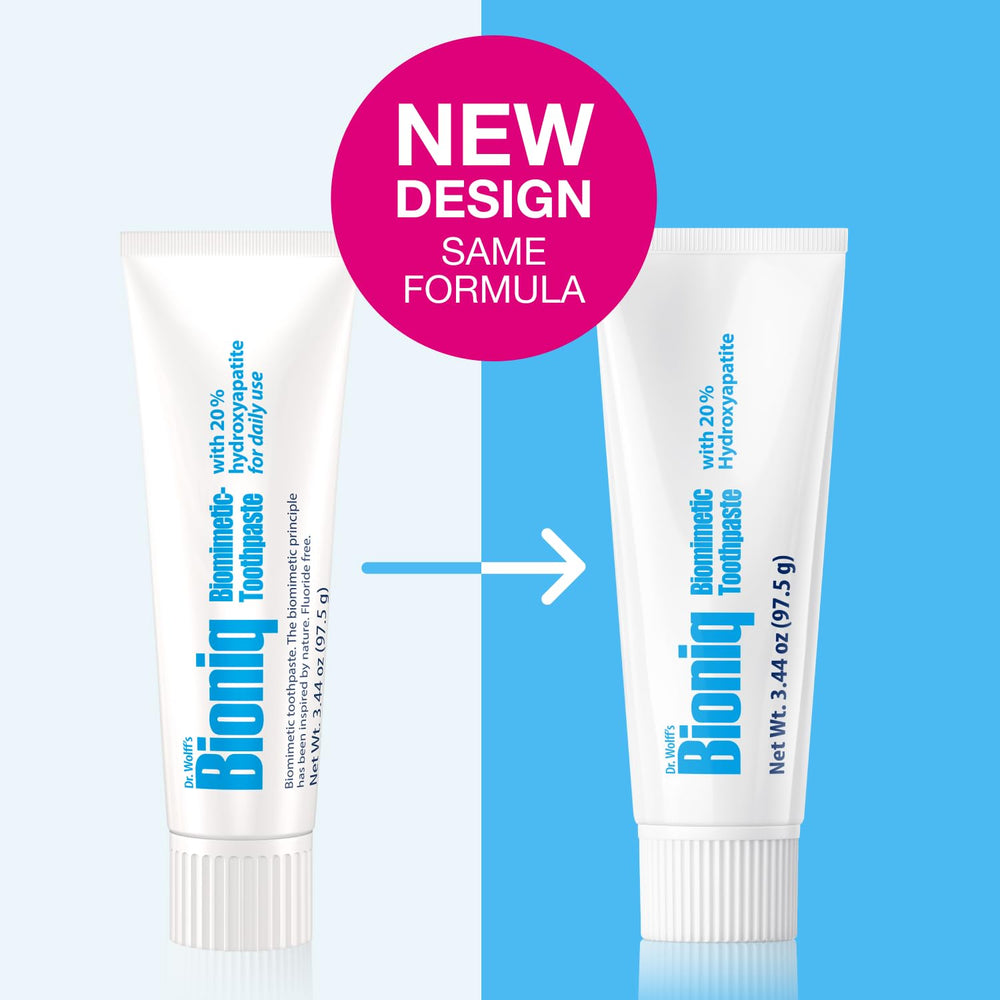 Box and tube packaging of Bioniq Classic toothpaste