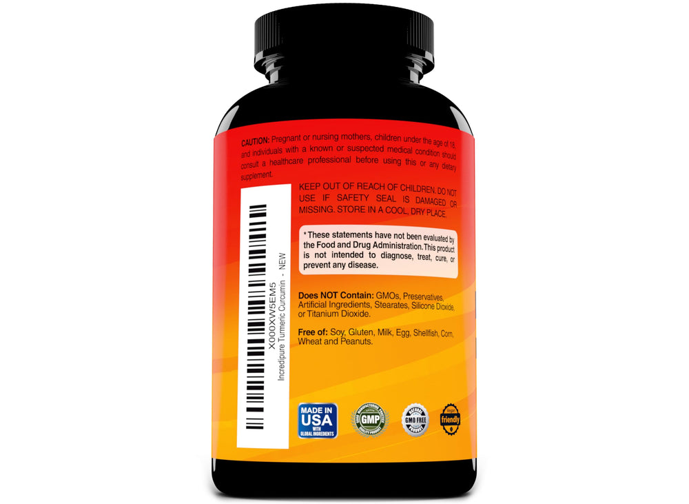 BioPerine 5mg black pepper extract label