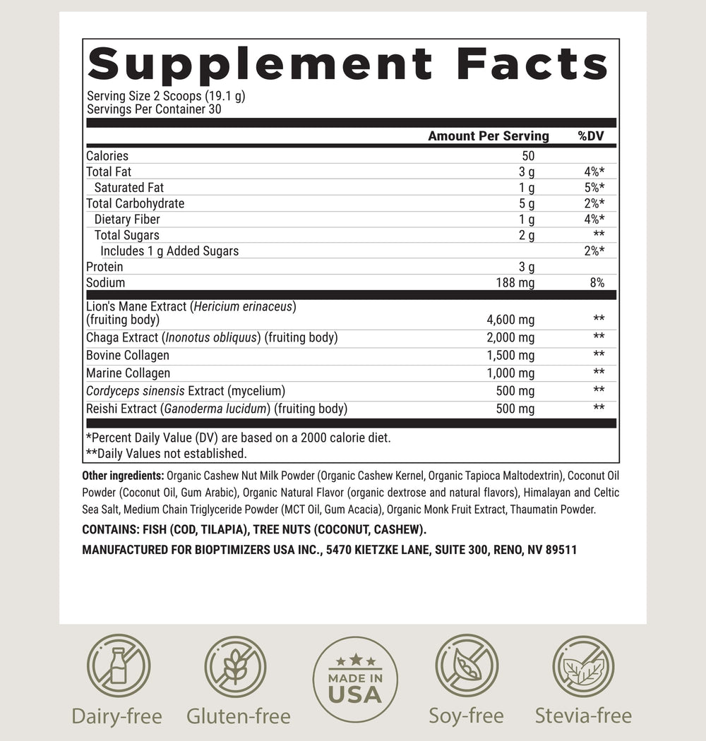 BIOptimizers 30 servings pouch showcases practical daily ritual.
