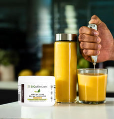 BIOptimizers Magnesium Breakthrough Drink katemfe sweetener visual emphasizes natural, sugar-free flavor