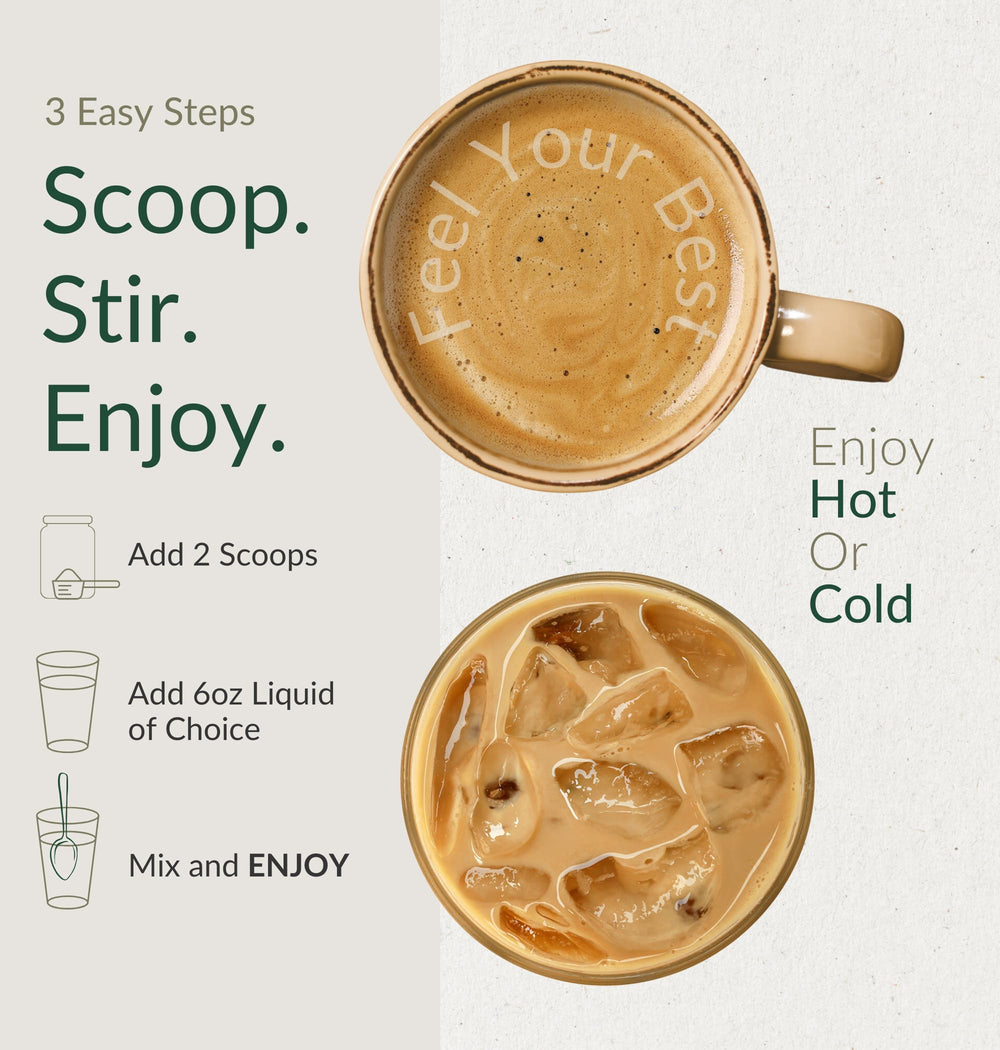 Product dissolving in hot coffee for easy mix