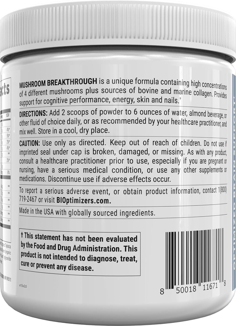 Packaging and serving ideas for BIOptimizers product