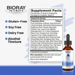 BIORAY Before the Flow label and ingredients