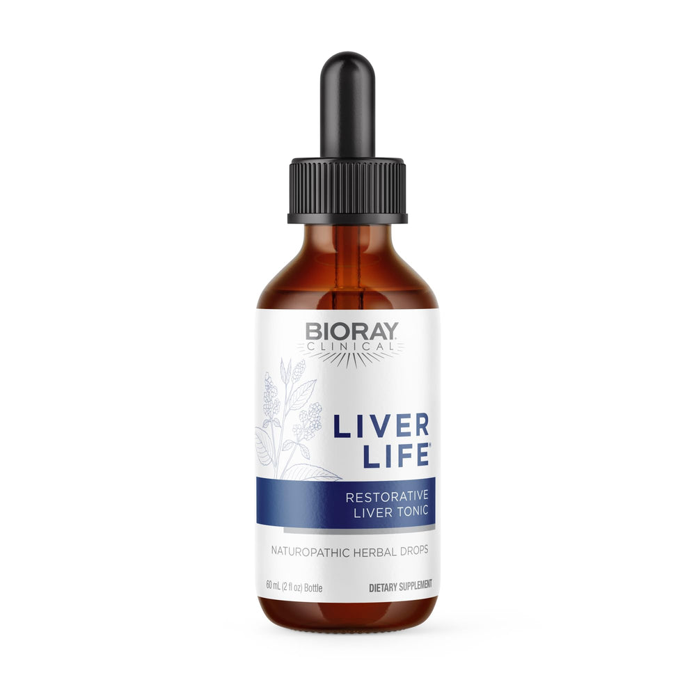 BIORAY Clinical Liver Life bottle and label, 2 oz