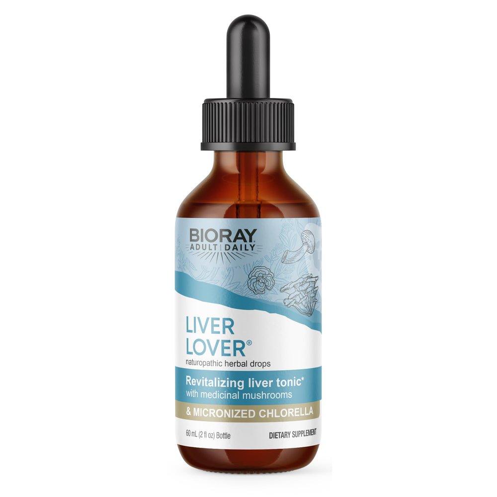 BIORAY Daily Liver Lover bottle front view for daily vitality and liver support.