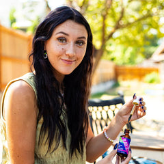 Graphic showing vitamins minerals and omega-3 DHA from microalgae