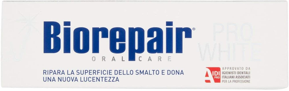 Graphic showing enamel repair with Biorepair microRepair technology