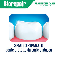 No fluoride label on Biorepair toothpaste
