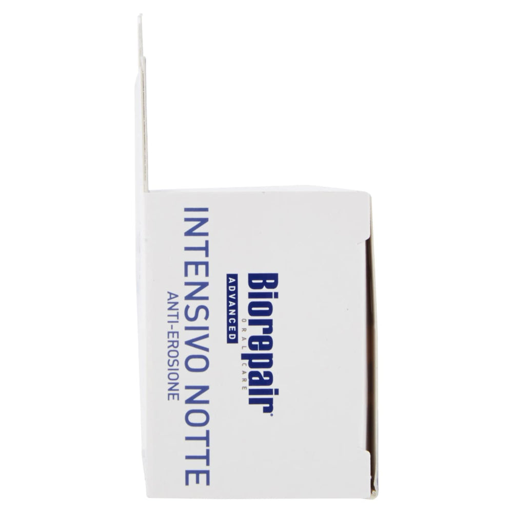 Italy-made Biorepair toothpaste label and packaging