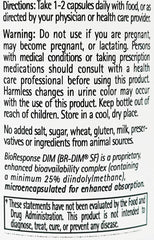 BioResponse DIM 150 ingredients and supplement details
