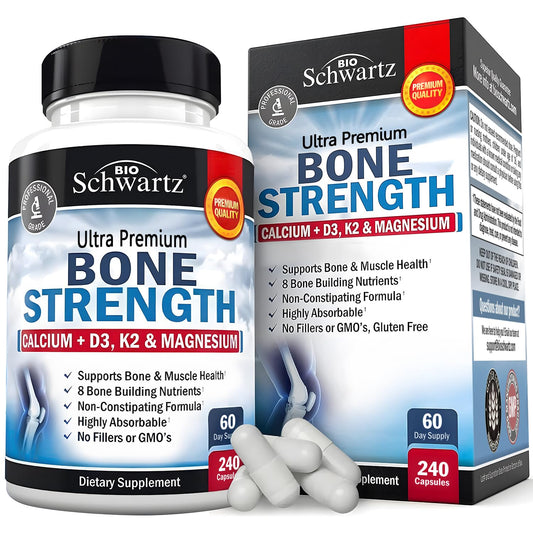 BioSchwartz Bone Strength bottle on white background