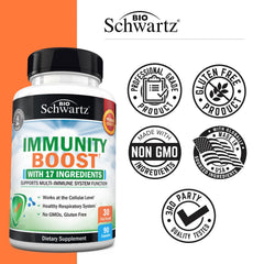 Allergen-free packaging and third-party tested seal on BioSchwartz product