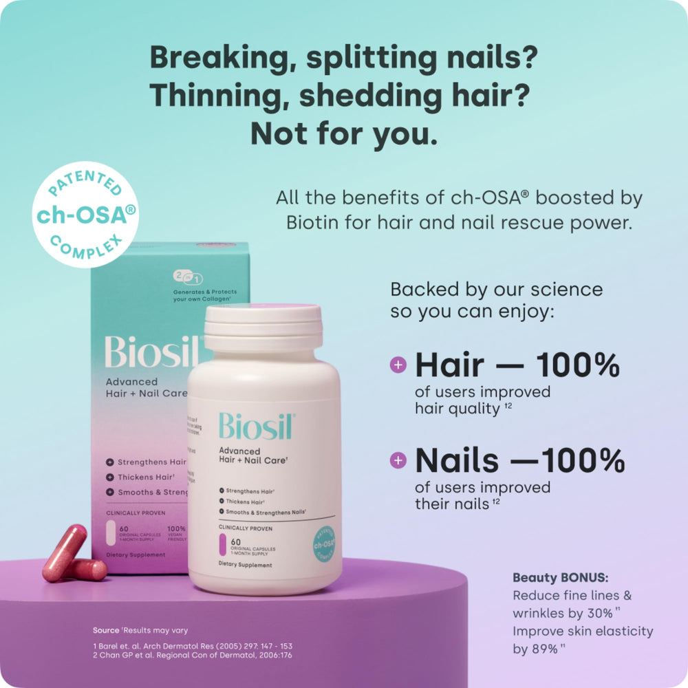 Biotin added for enhanced hair and nails