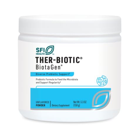 BiotaGen powder front label showing 150 g.