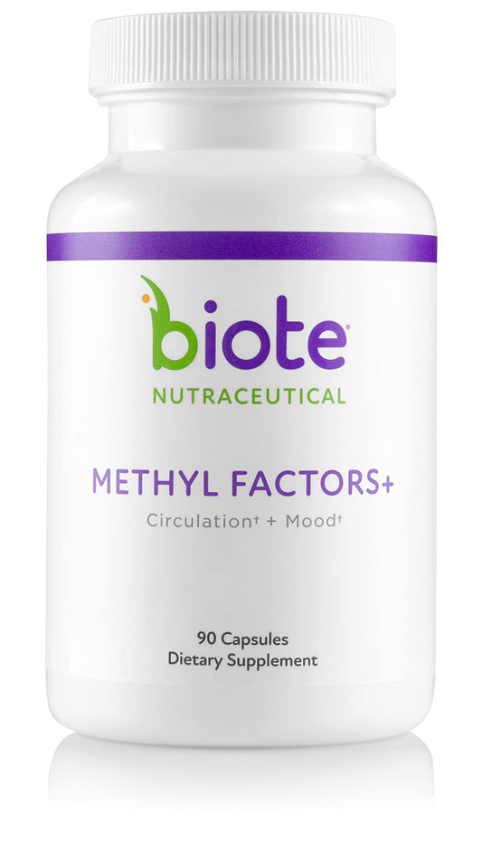 Biote Methyl Factors+ bottle label - 90 capsules