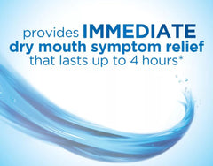 Biotene Oral Rinse label showing alcohol-free and sugar-free