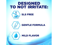 Toothpaste with SLS-free claim on packaging