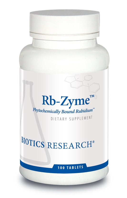 Biotics Research Rb Zyme bottle and tablets