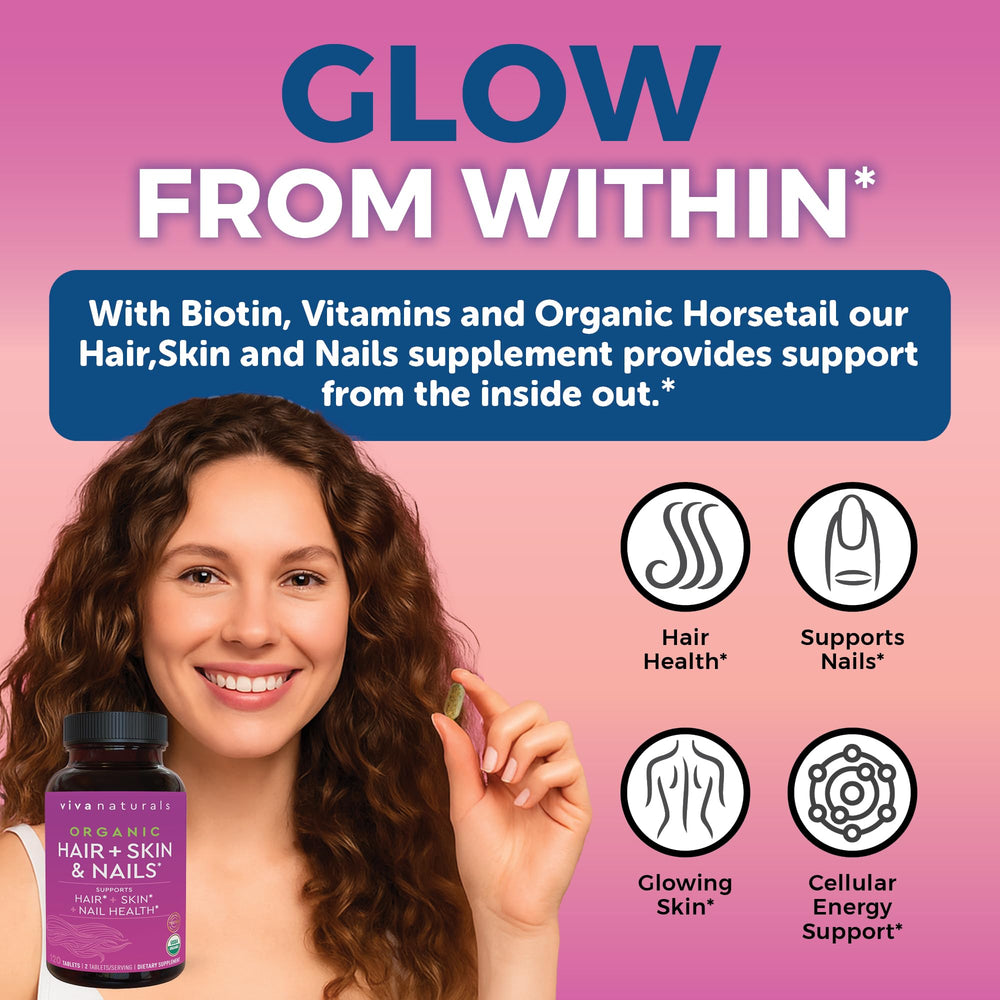Easy-to-swallow biotin tablets for women