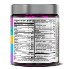 IQ Biology Biotin Gummies bottle on white background