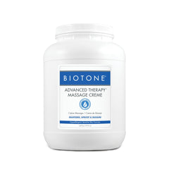 BIOTONE Advanced Therapy Massage Creme bottle and label