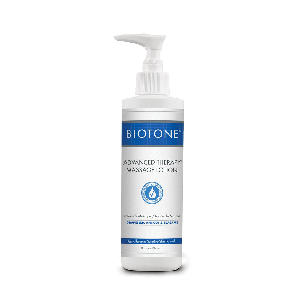 BIOTONE Advanced Therapy Massage Lotion bottle front view
