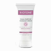BIOTONE Dual-Purpose Massage Crème bottle with Arnica and Ivy Extracts