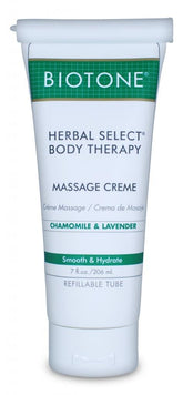 Biotone Herbal Select Body Therapy Creme 7 oz bottle with pump