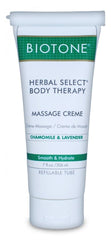 Biotone Herbal Select Body Therapy Creme 7 oz bottle with pump