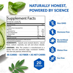 Third-party testing badge on BioTrust Keto Elevate packaging.