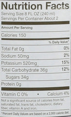 Biotta Naturals Elderberry Juice bottle side view