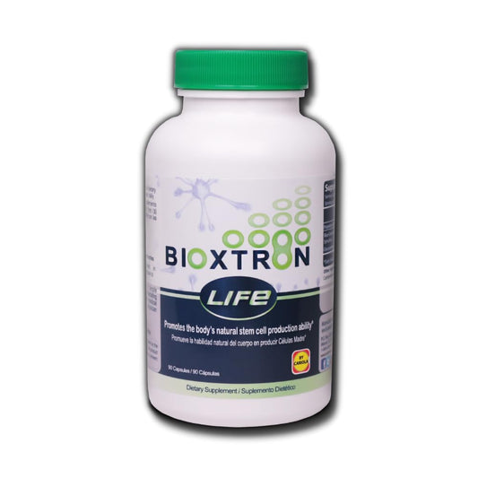 Bioxtron Life AFA Stem Cell Supplement bottle and capsules