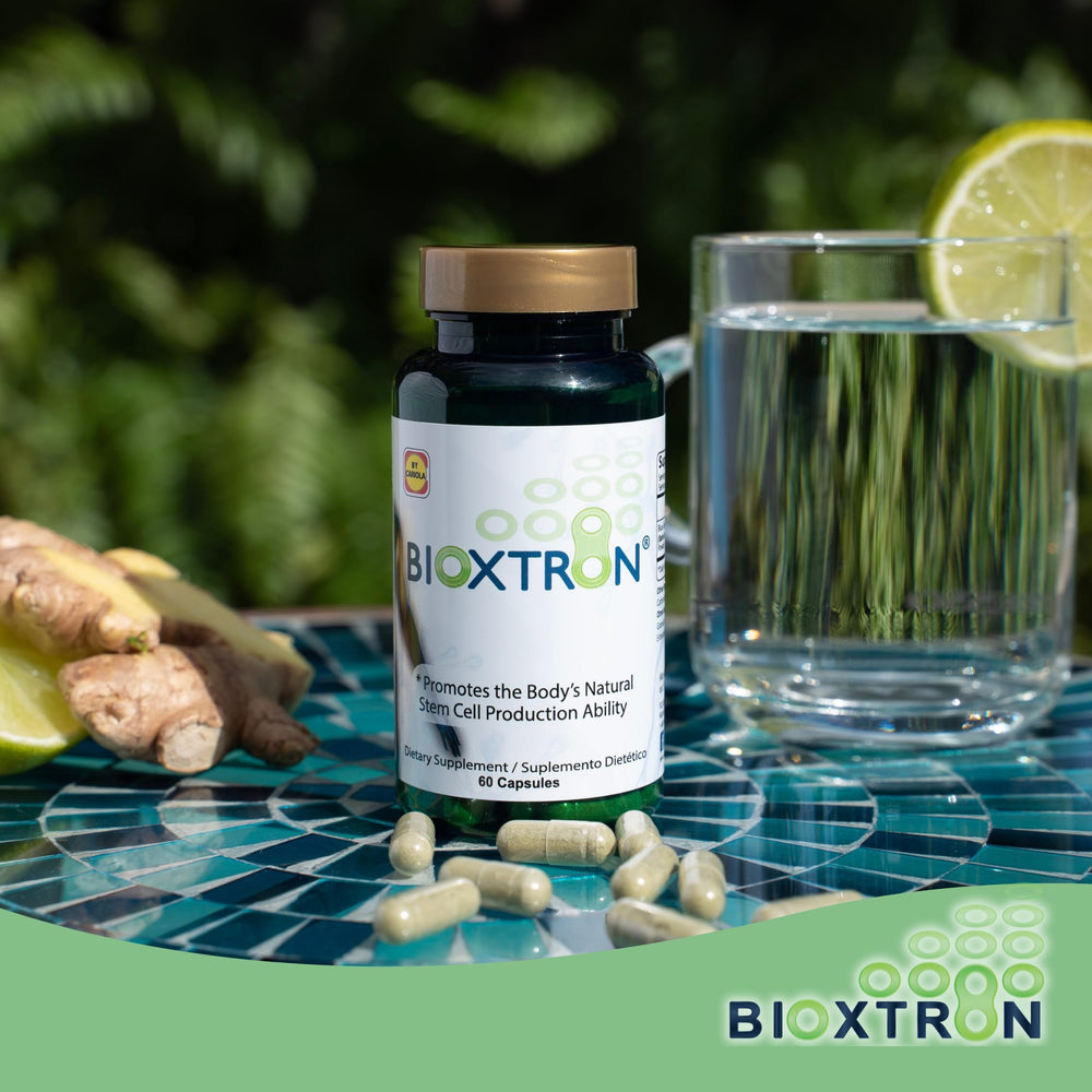 60-count bottle of Bioxtron stem cell supplement
