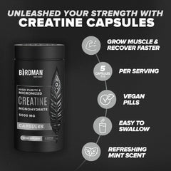 Serving suggestion with capsules on workout mat