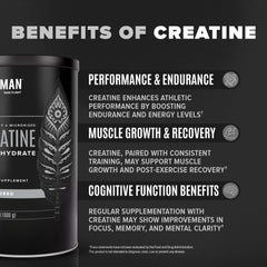 Unflavored creatine powder