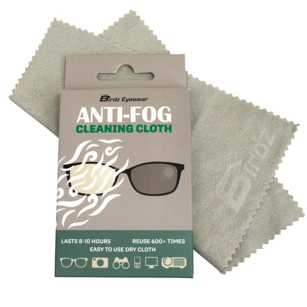 Birdz Pure Lens Cleaner and microfiber pouch with Anti-Fog Cloth