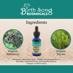 Dropper dispensing elderberry immune support tincture