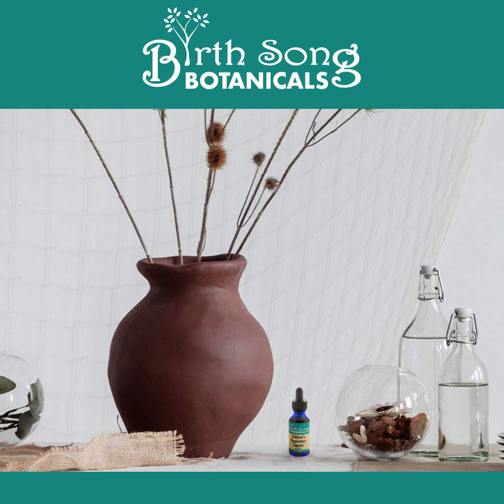 Front view of Birth Song Botanicals tincture packaging