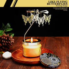 Gift-ready rotatable candle suitable for a birthday celebration