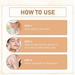 Birunwer Exfoliant texture close-up shows creamy formula.