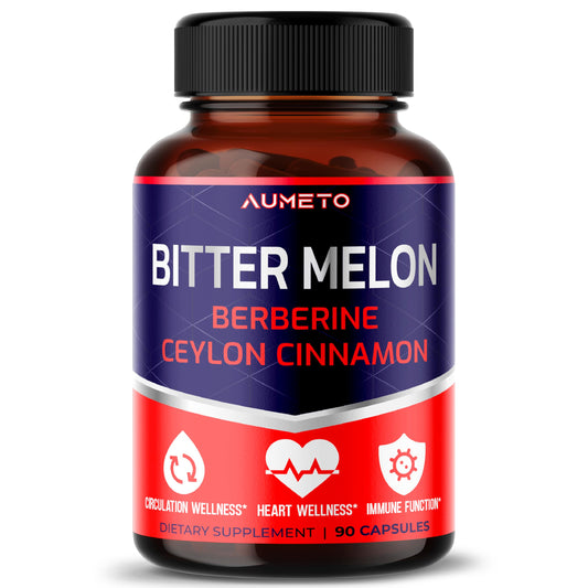 Bitter Melon Capsules bottle containing 90-count daily supplement