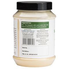 Bixa Botanical Safed Musli powder stirred into milk for a comforting ritual.