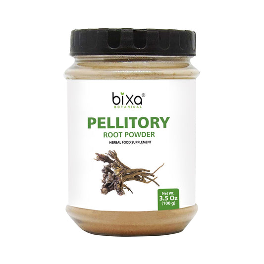 Bixa Pellitory Root Powder Akarkara 3.5 oz packaging