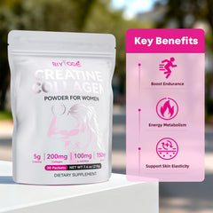 Side view of the BIYODE Creatine Sticks packaging showing packaging details.