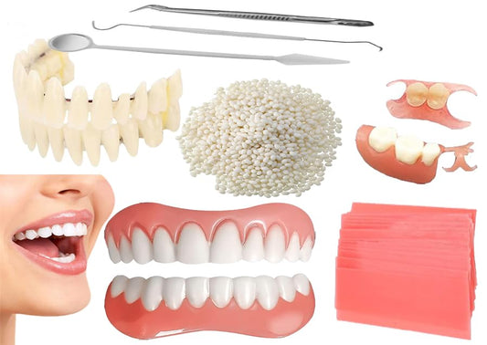 BJDTY DIY Denture Kit packaging with tool kit