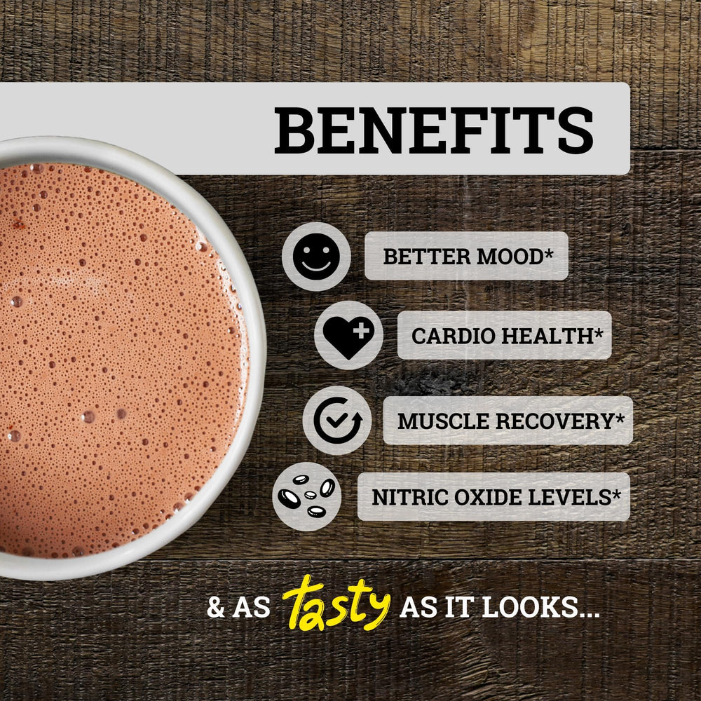 Black Forest high flavanol cocoa powder smoothie bowl highlights rich color and energy support