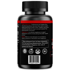 Supplement facts panel on bottle